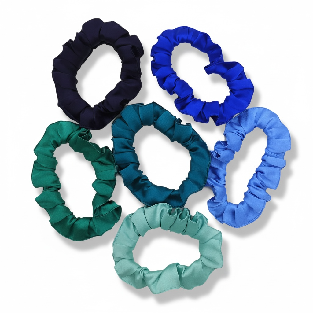 Timeless satin scrunchie for refined styling
