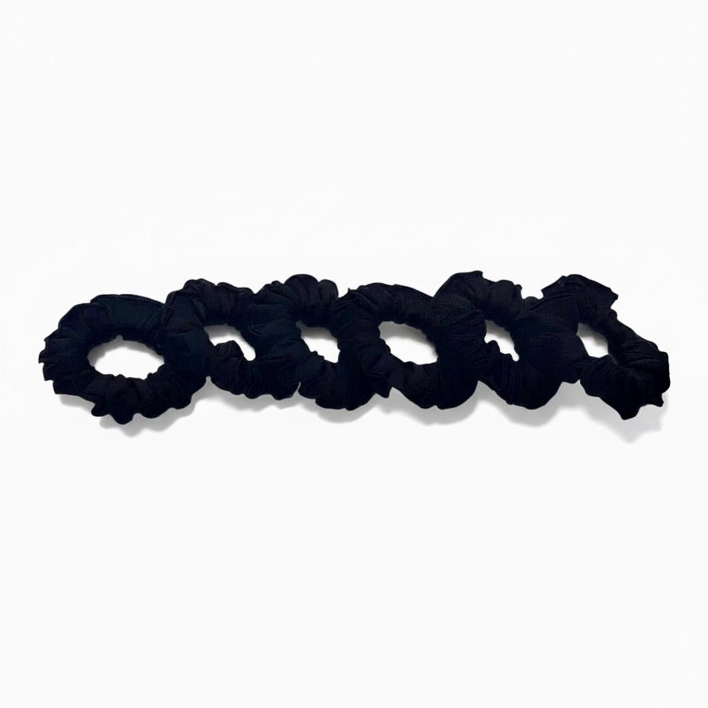 Large satin scrunchie with soft elastic core
