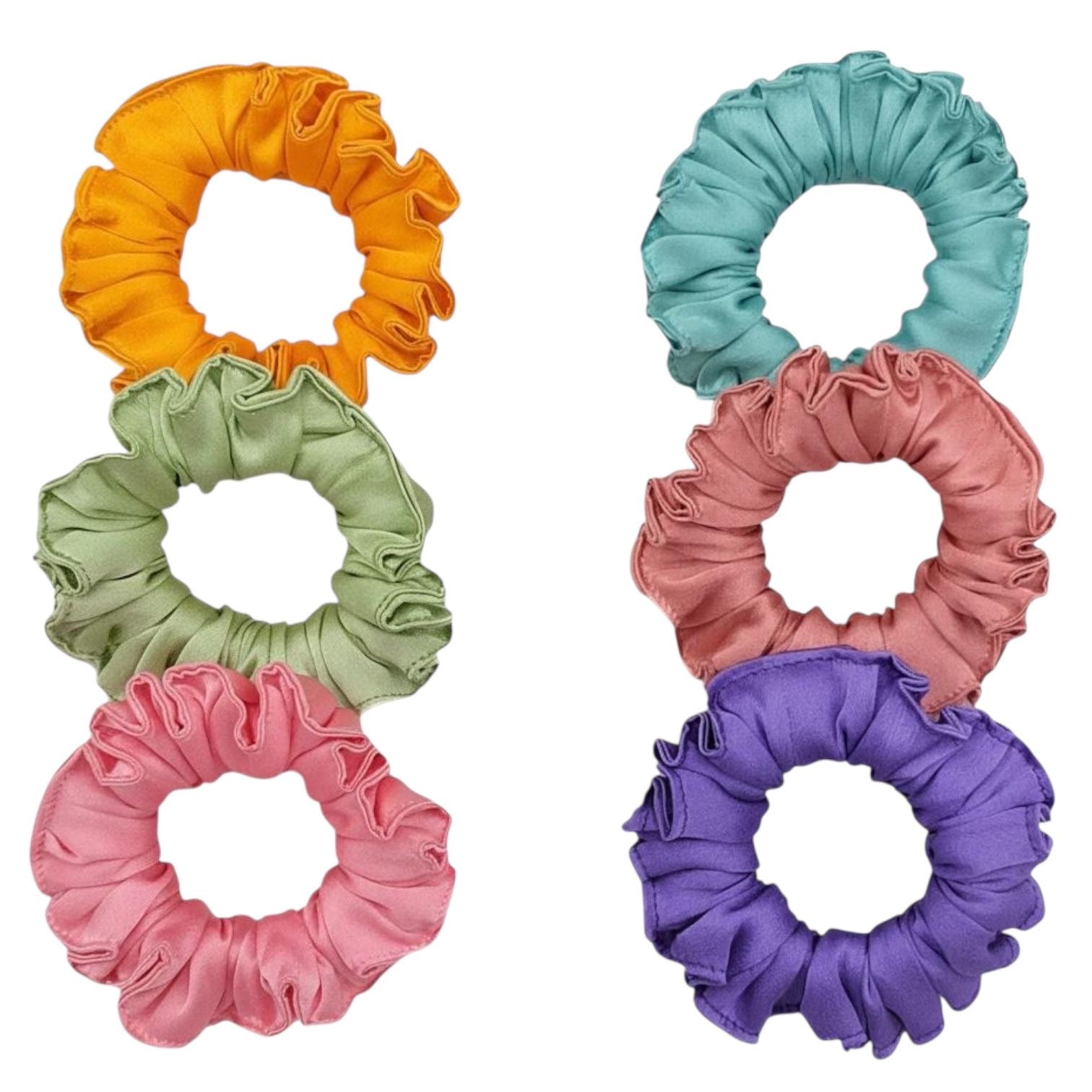 Premium satin ponytail holders for healthy hair