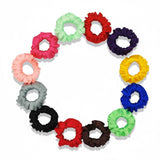 Rich silk satin scrunchies for night and day wear