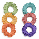 Satin scrunchies combo pack – soft elastic hair bands