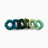 Smooth satin scrunchies safe for chemically treated hair