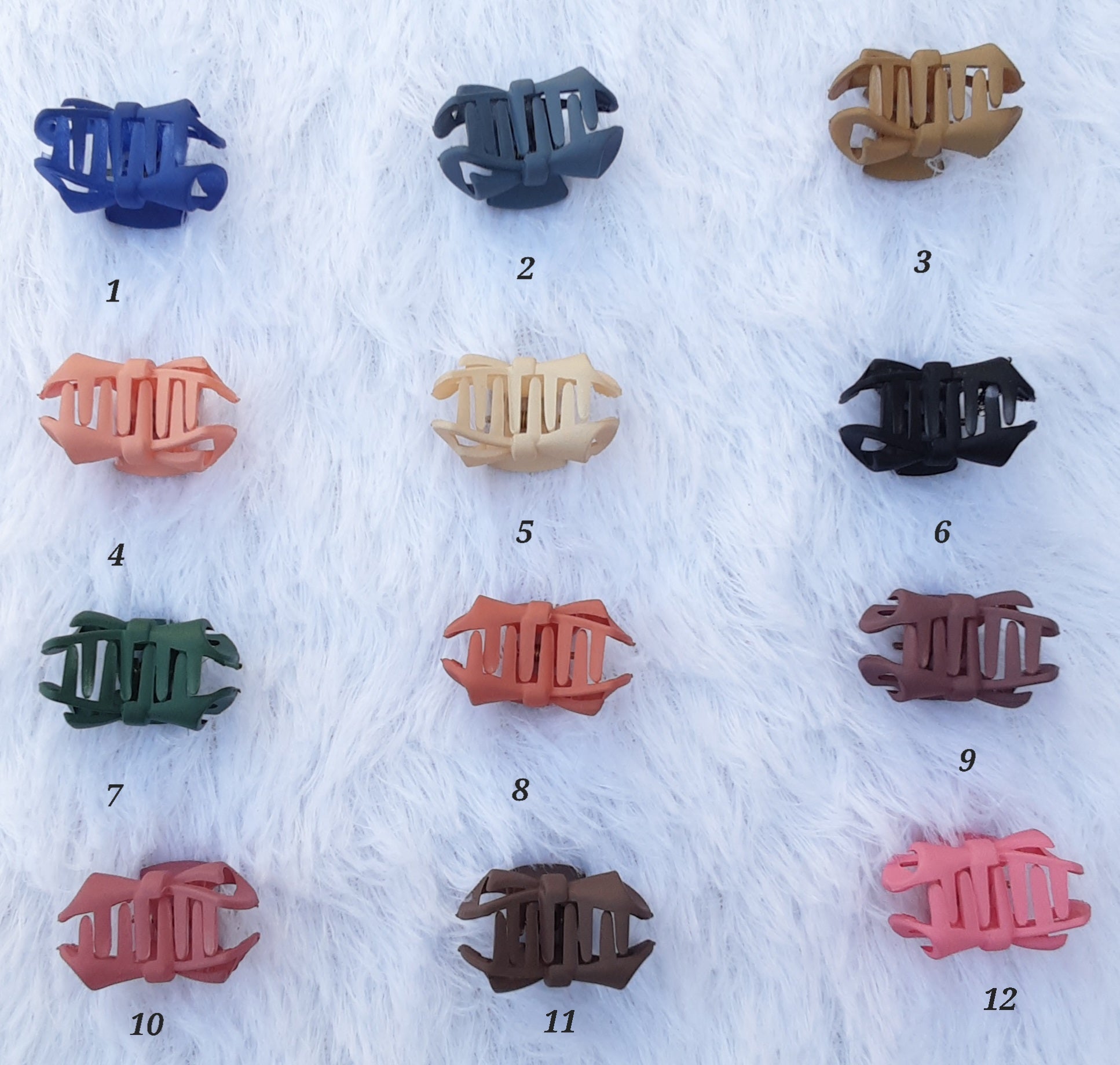 Mini Bow Claw Clips - Hair Love India
