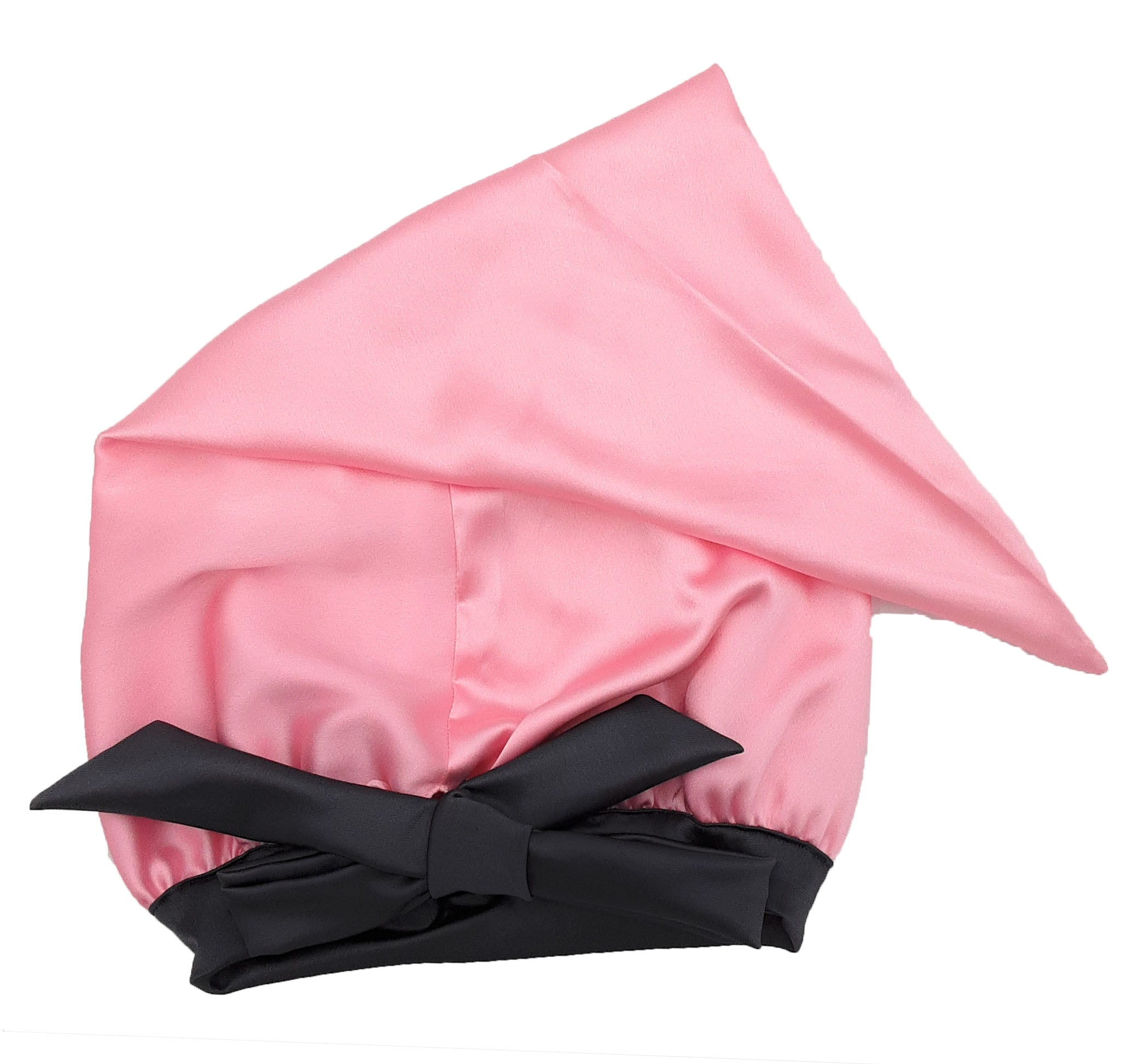 Baby Pink Satin Bonnet