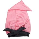 Baby Pink Satin Bonnet