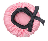 Baby Pink Satin Bonnet