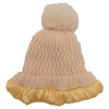 Velvet Wool Pom Pom Beanies Lined With Satin - Winter Caps - Hair Love India