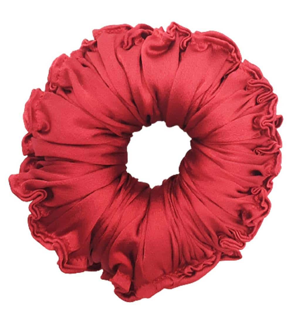 Curly Pineapple Satin Scrunchie Hair Love India