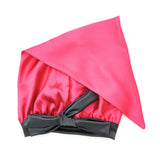Dark Pink Satin Bonnet