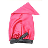 Dark Pink Satin Bonnet