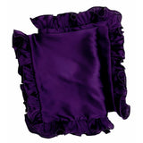 Dark Purple Satin Pillow Covers