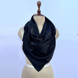 Mulberry Silk Scarf (22 Momme Mulberry Silk in Charmeuse Weave- Silk Mark Certified) - Hair Love India