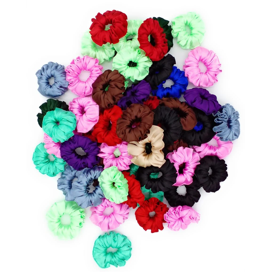 Satin Scrunchies Customized Packs - Hair Love India