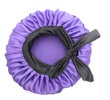 Lavender Satin Bonnet