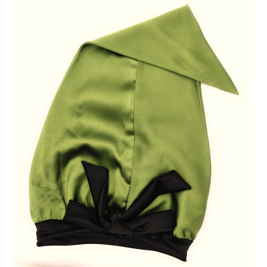 Lettuce Green Satin Bonnet