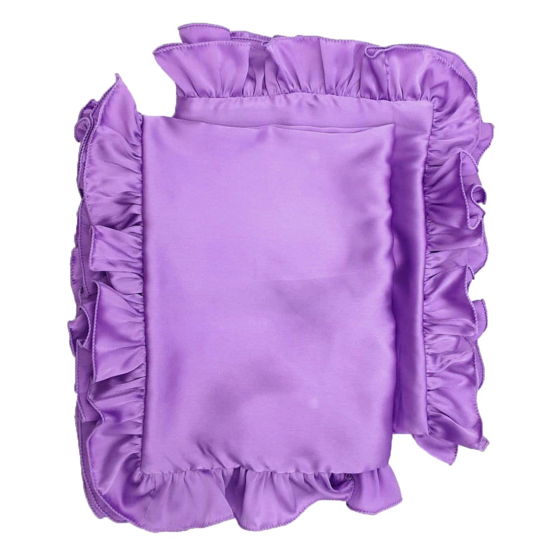 Lavender Satin Pillow Covers