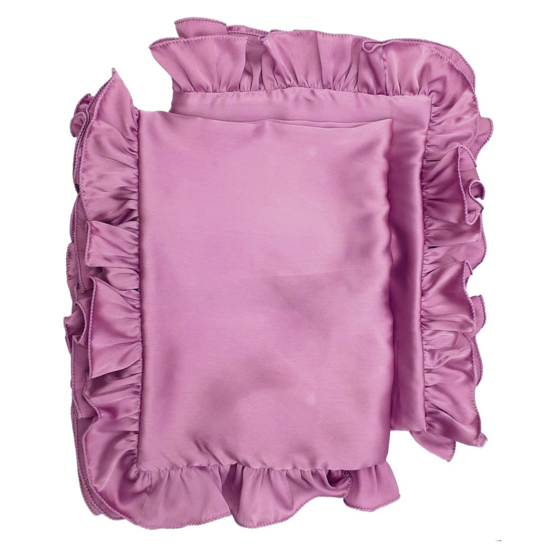 Light Onion Pink Satin Pillow Covers