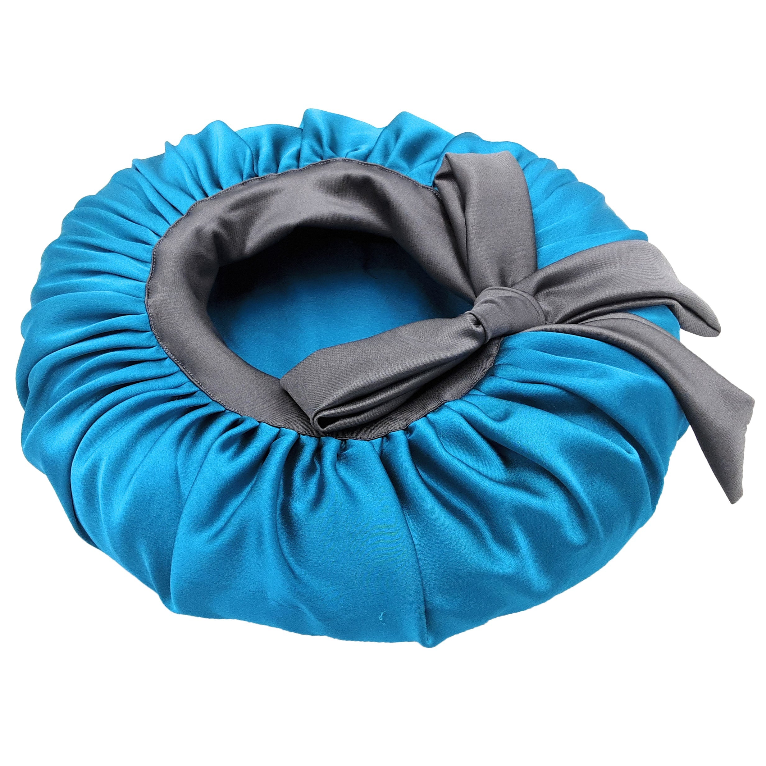 Marine Satin Bonnet