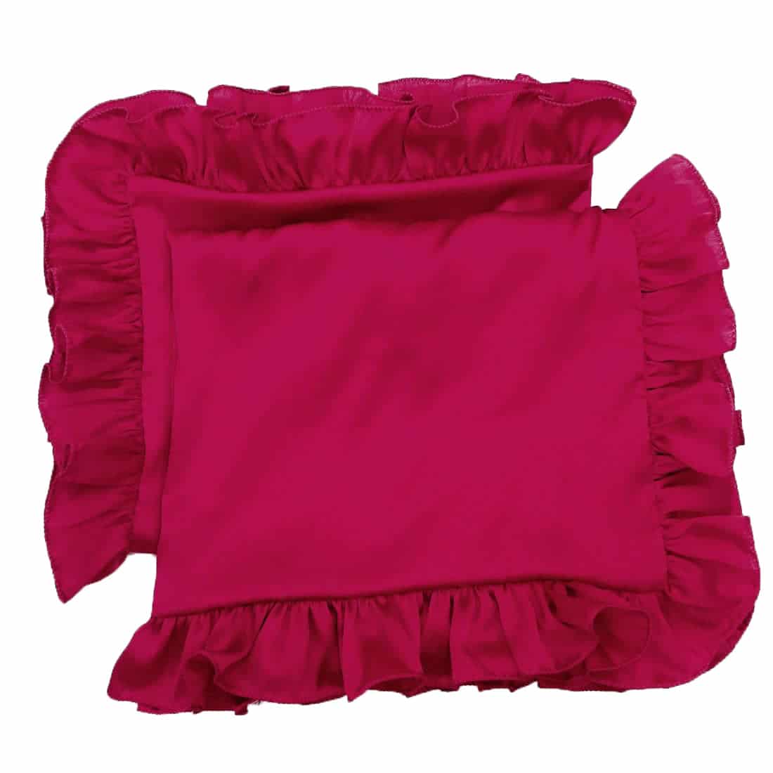 Magenta Satin Pillow Covers