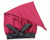 Magenta Satin Bonnet