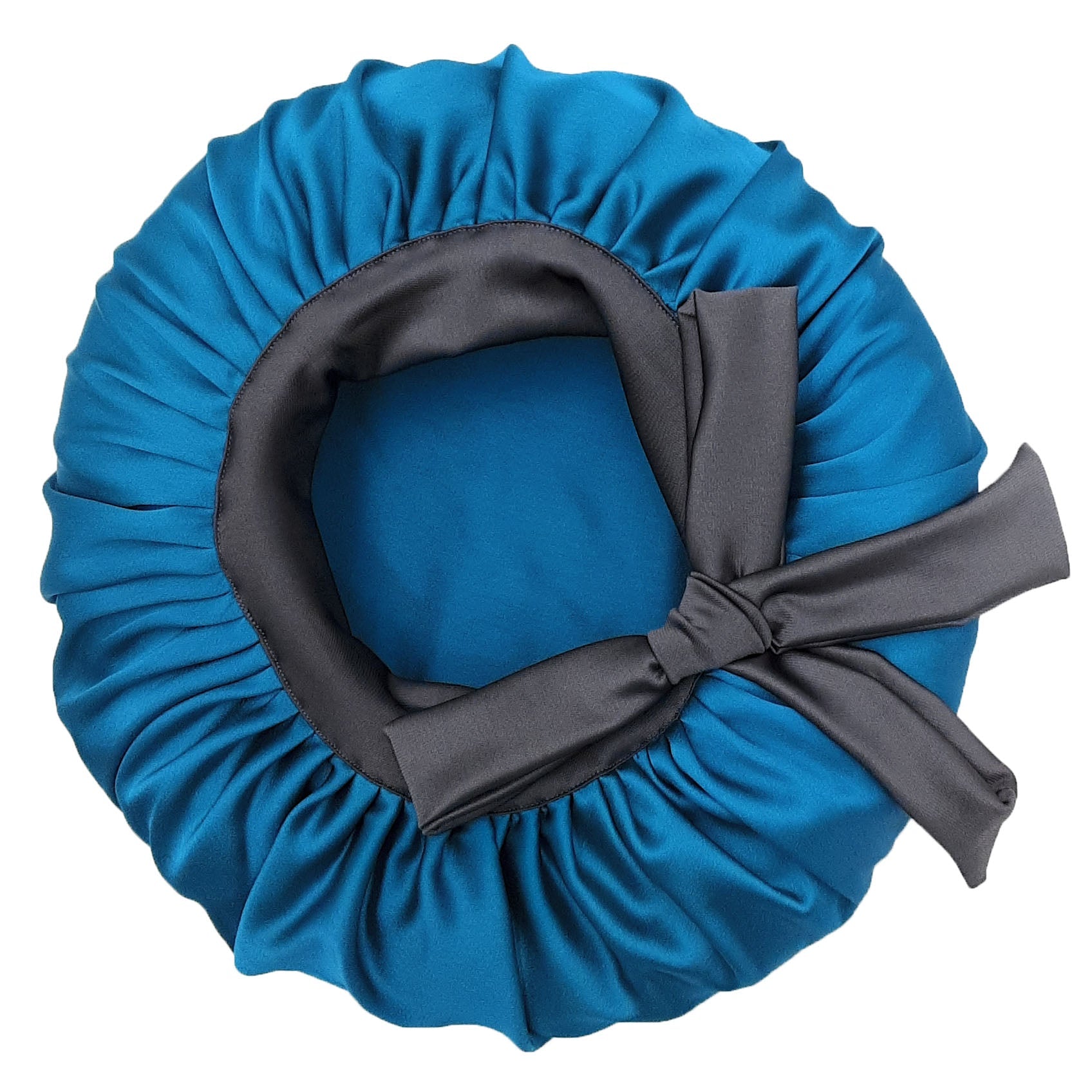 Marine Satin Bonnet