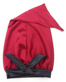 Maroon Satin Bonnet