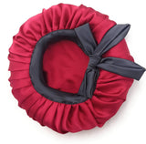 Maroon Satin Bonnet