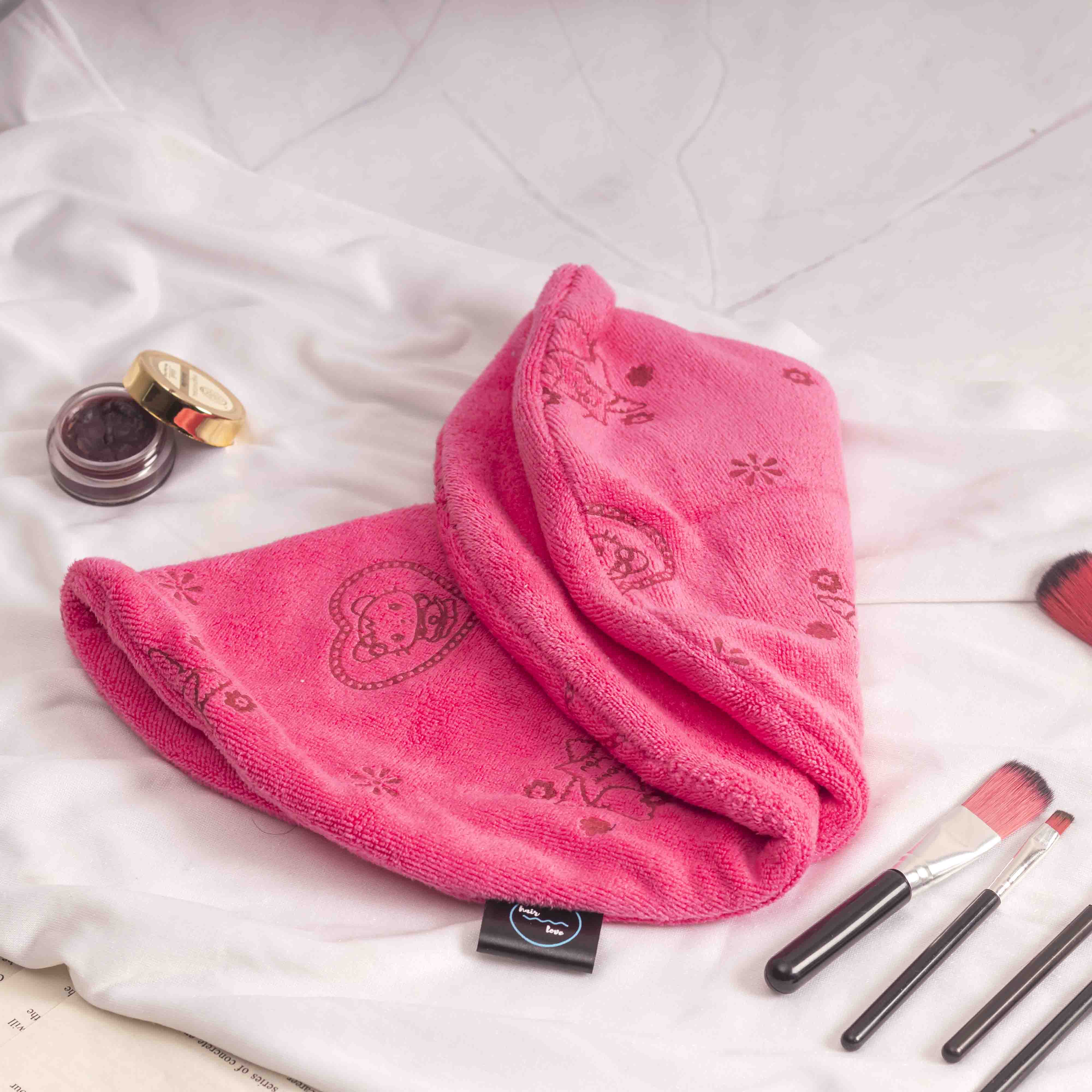 Microwipe Microfiber Face Towel- Superior Quality Printed (Microfibre) - Hair Love India
