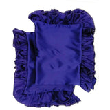 Navy Blue Satin Pillow Covers
