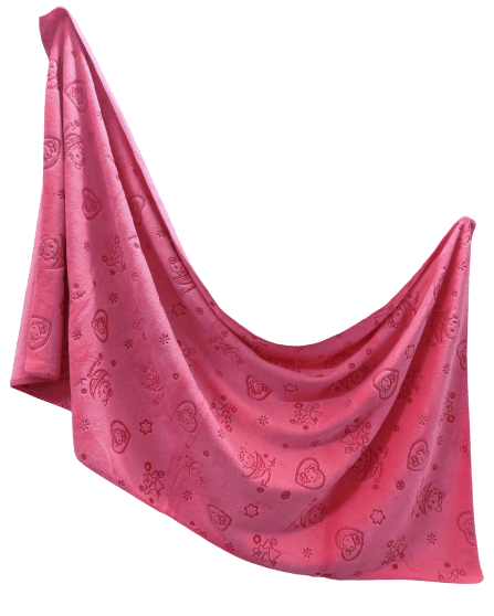 Microfiber Towel Multipurpose towel 43″ by 21″ One Side Printed One Side Solid Color (Microfibre) - Hair Love India