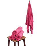 Microfiber Towel Bath Towel 55″ by 28″ One Side Printed One Side Solid Color (Microfibre) - Hair Love India