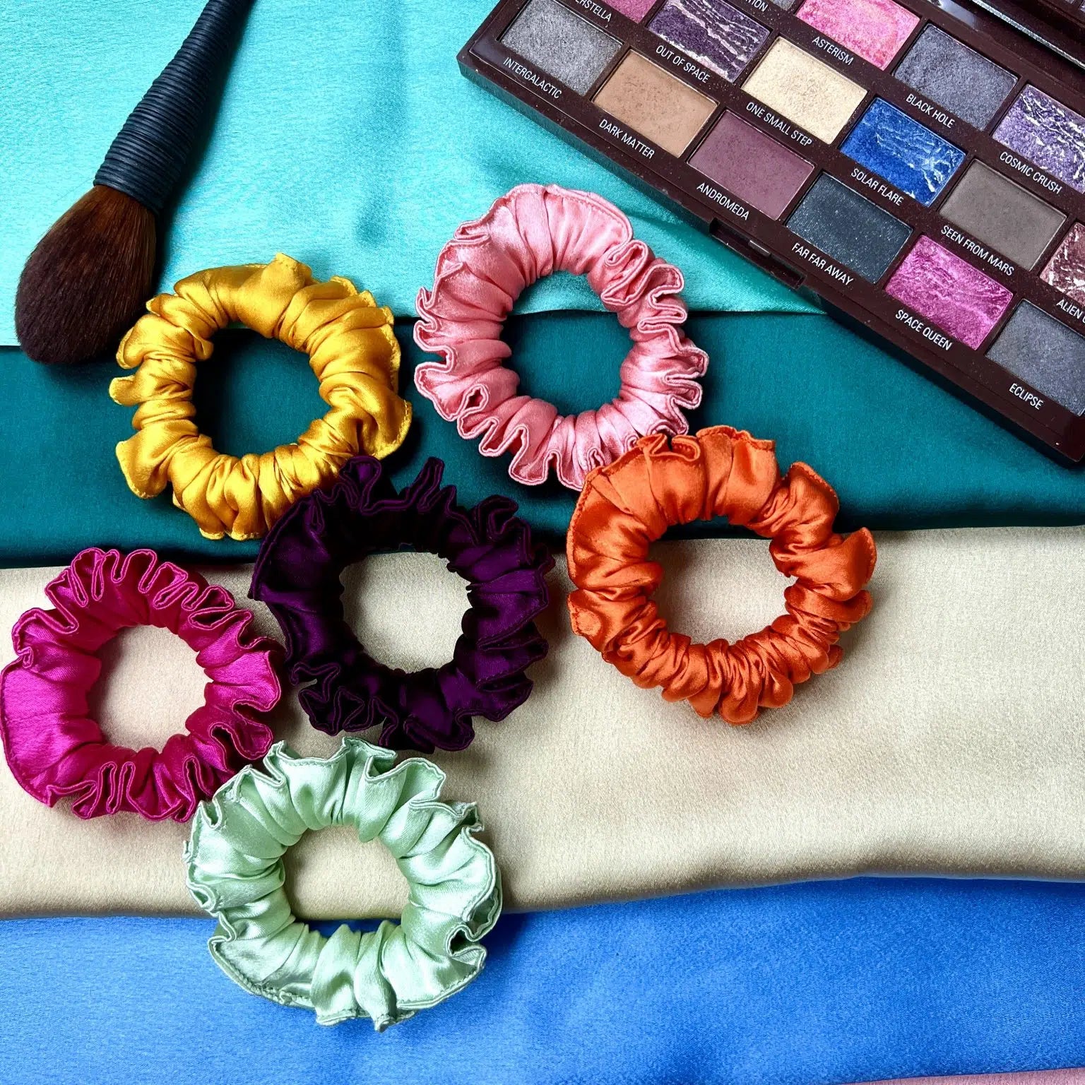 Satin Scrunchies Sets (Pack of 6) - Hair Love India