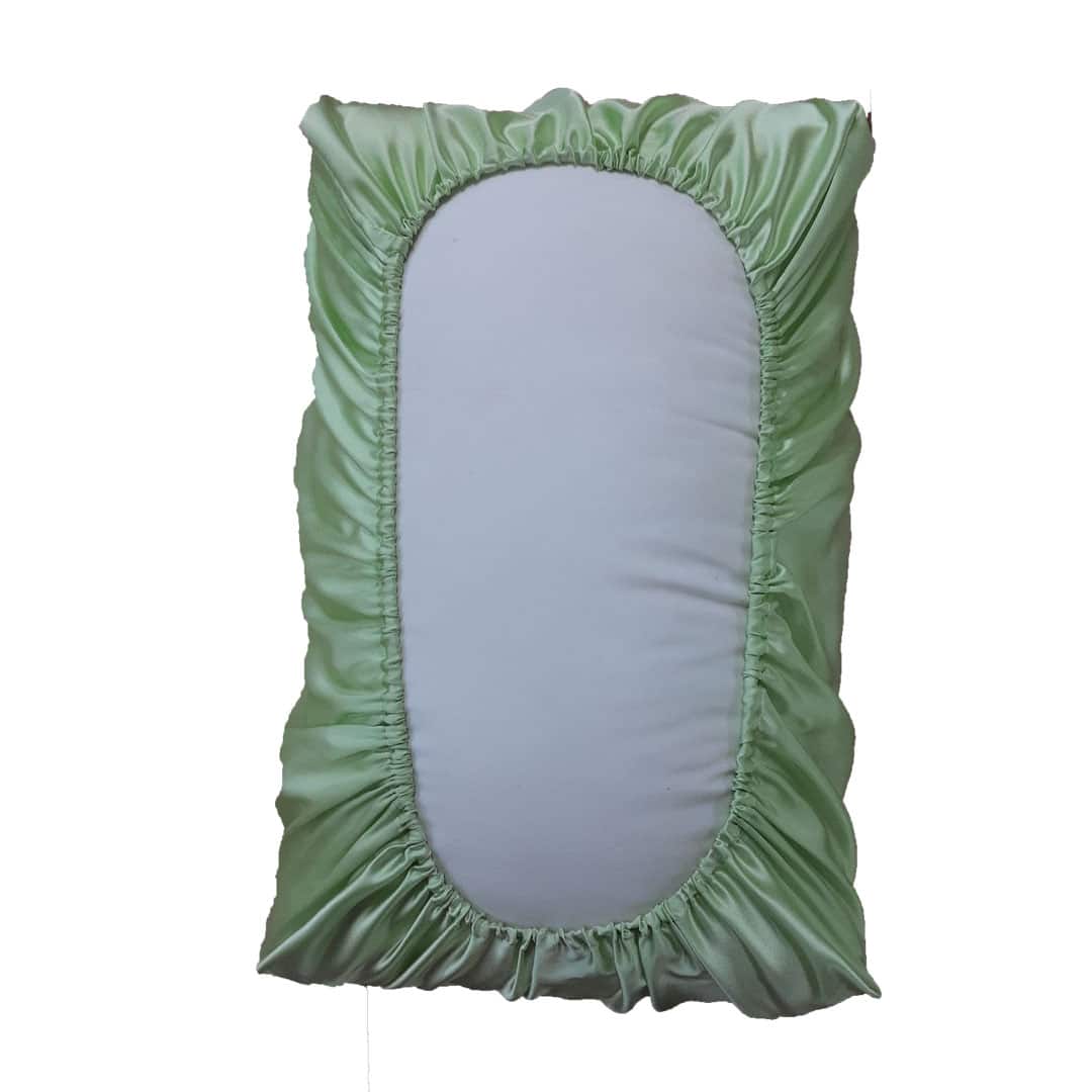Satin Elasticase- Fitted Pillow Cover For Travel - Hair Love India