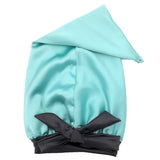 Sky Blue Satin Bonnet