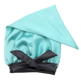 Sky Blue Satin Bonnet