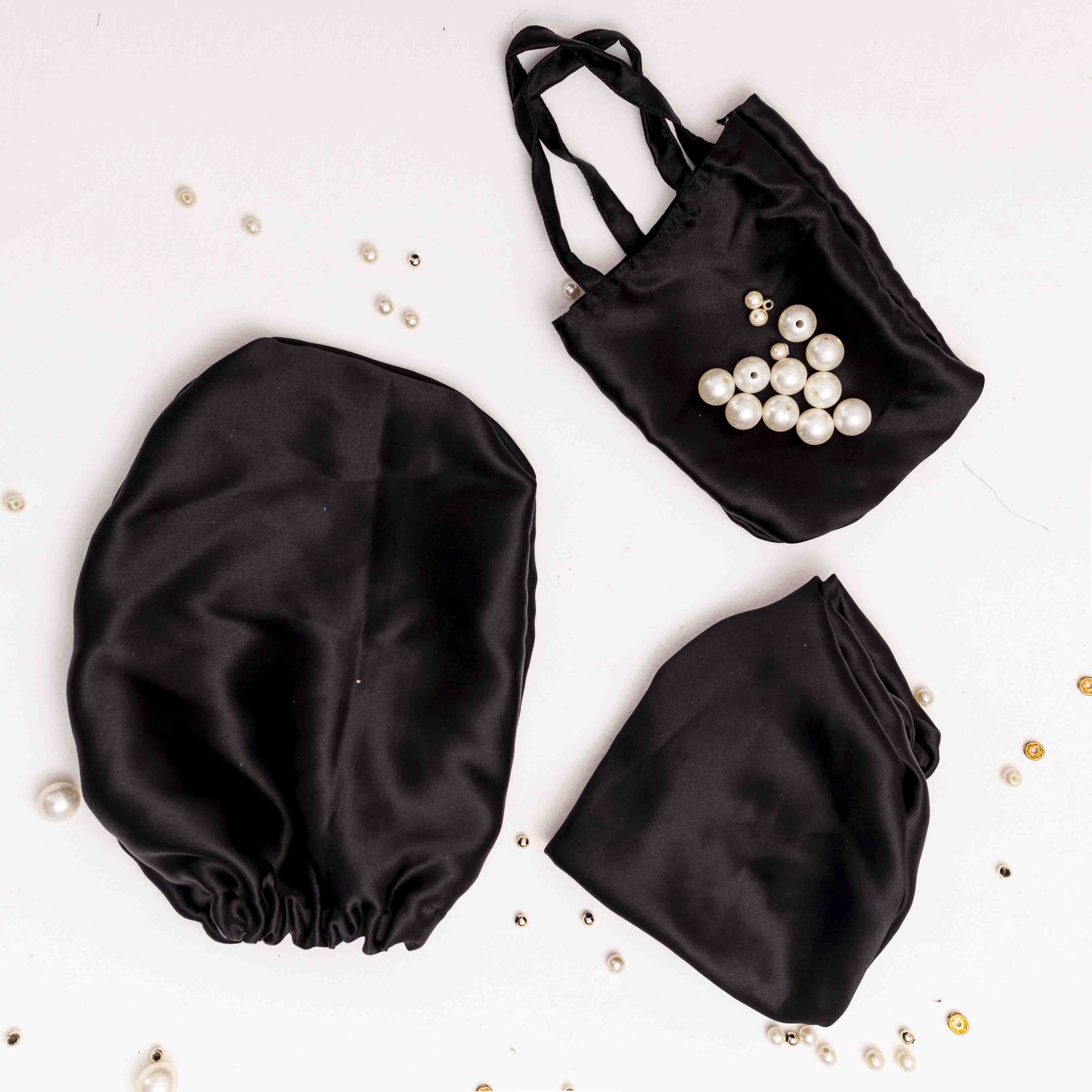 Silk Mittens – Scrunching Gloves 22 Momme Mulberry Silk in Charmeuse - Hair Love India