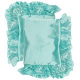 Sky Blue Satin Pillow Covers