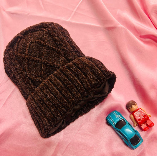Unisex Velvet Wool Beanies - Winter Caps - Hair Love India