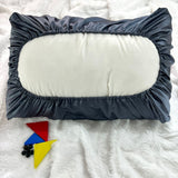 Satin Elasticase- Fitted Pillow Cover For Travel - Hair Love India