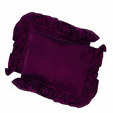 Wine Satin Pillow Covers